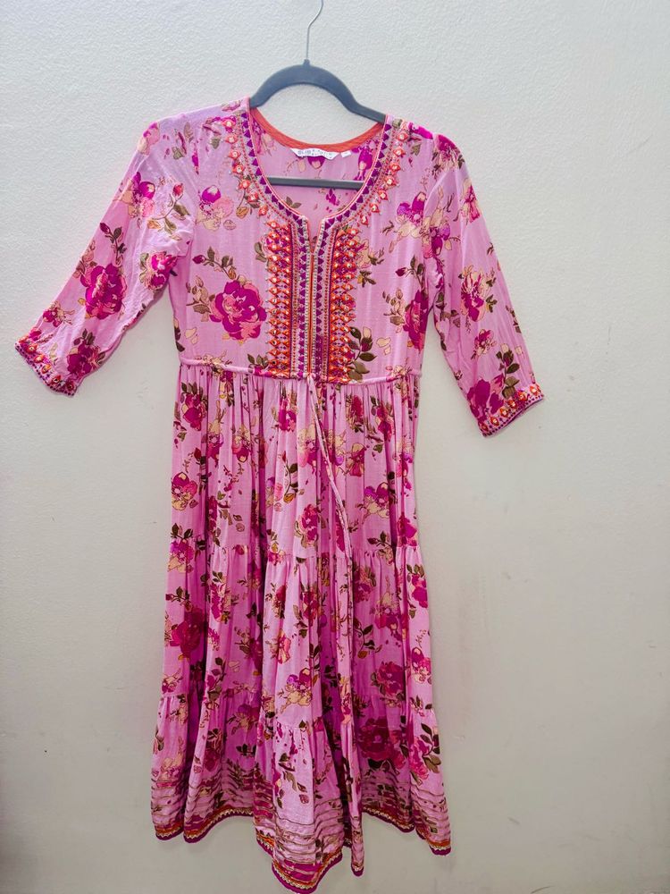 R&amp;R Floral Anarkali