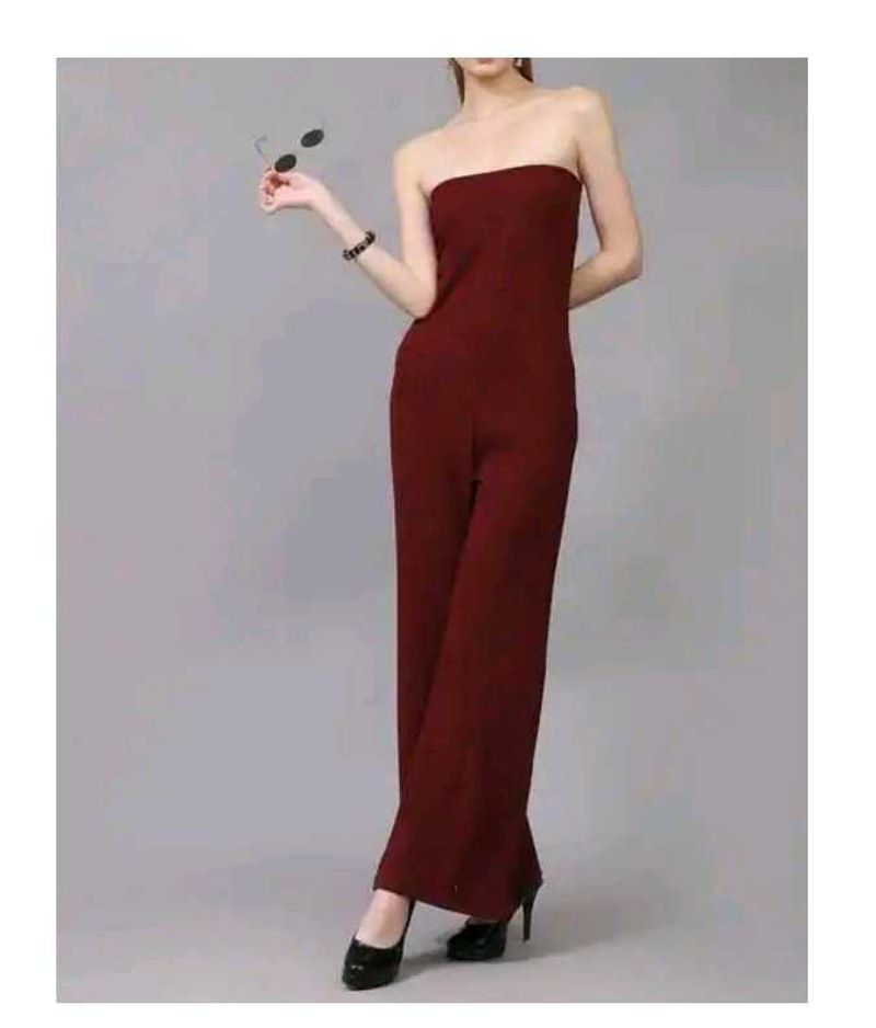 Chic Maroon Jumpsuit