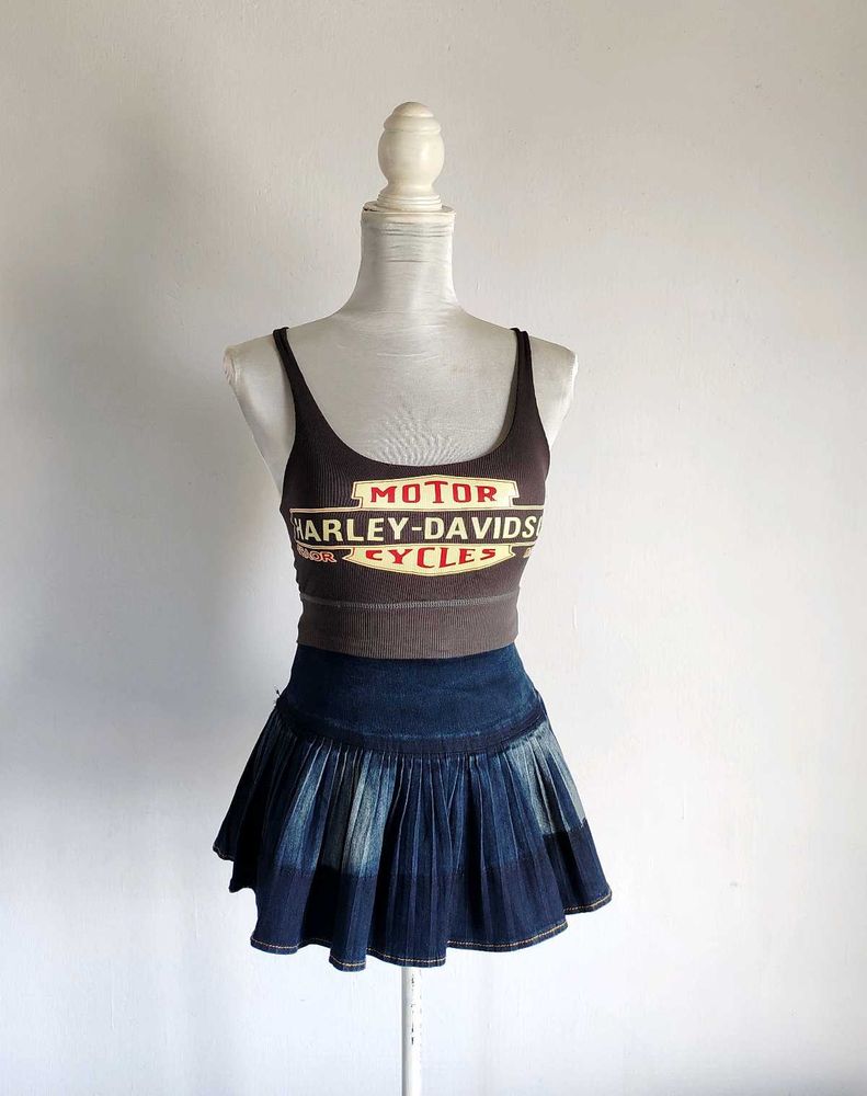 Y2k Harley Davidson Crop Top