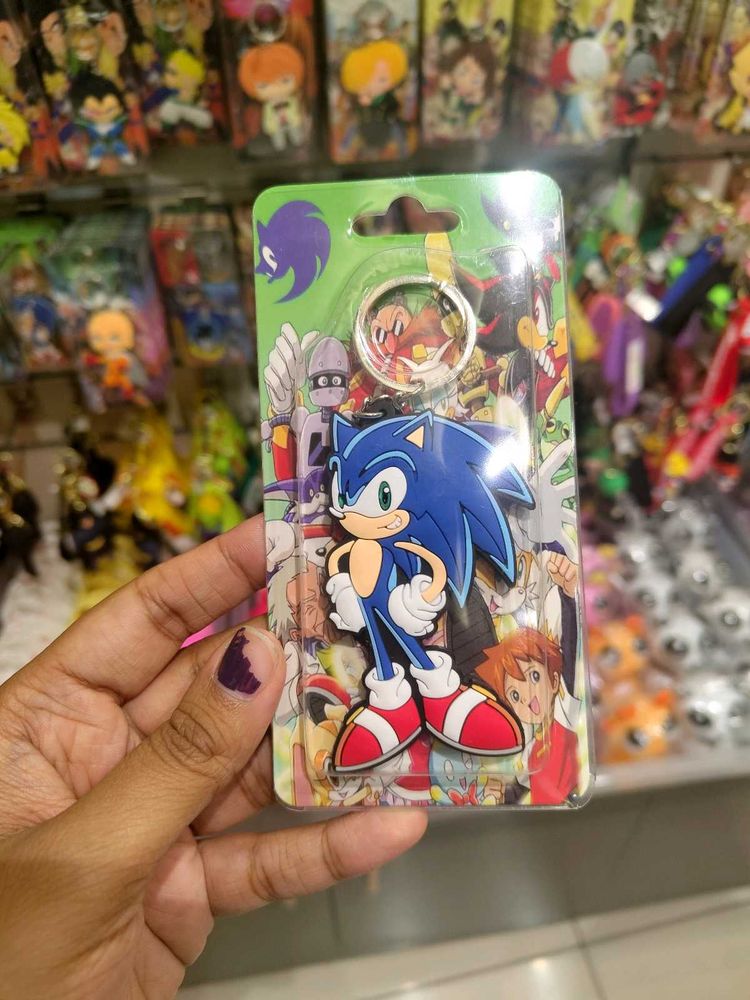 Sonic Rubber Keychain