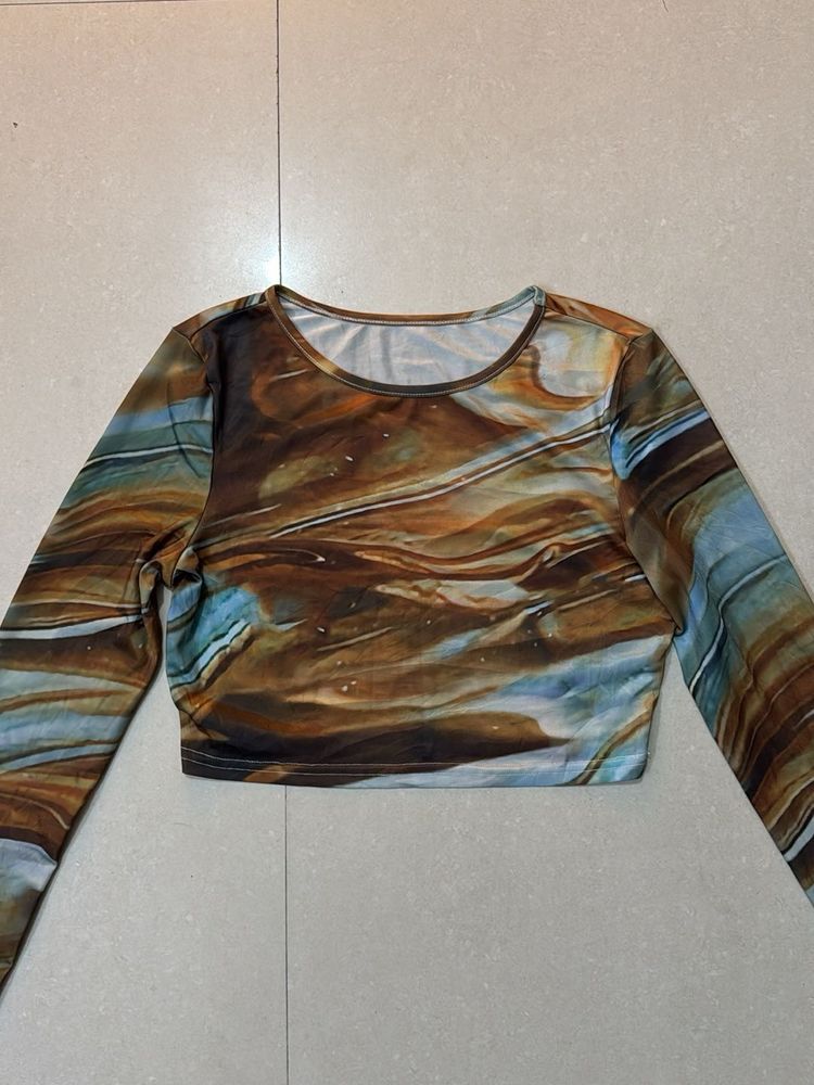 Y2K full sleeves korean top