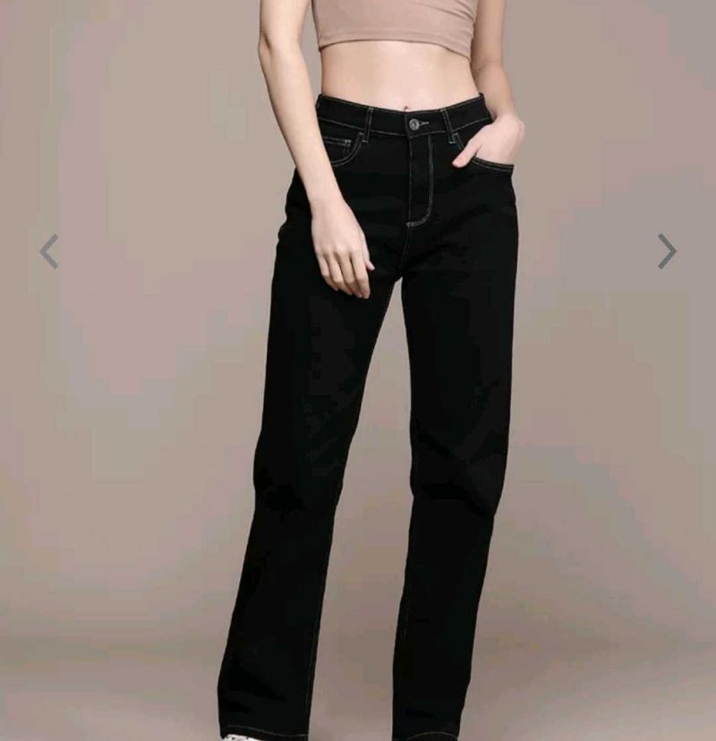 Roadster Black High Rise Jeans | NO COINS PLEASE