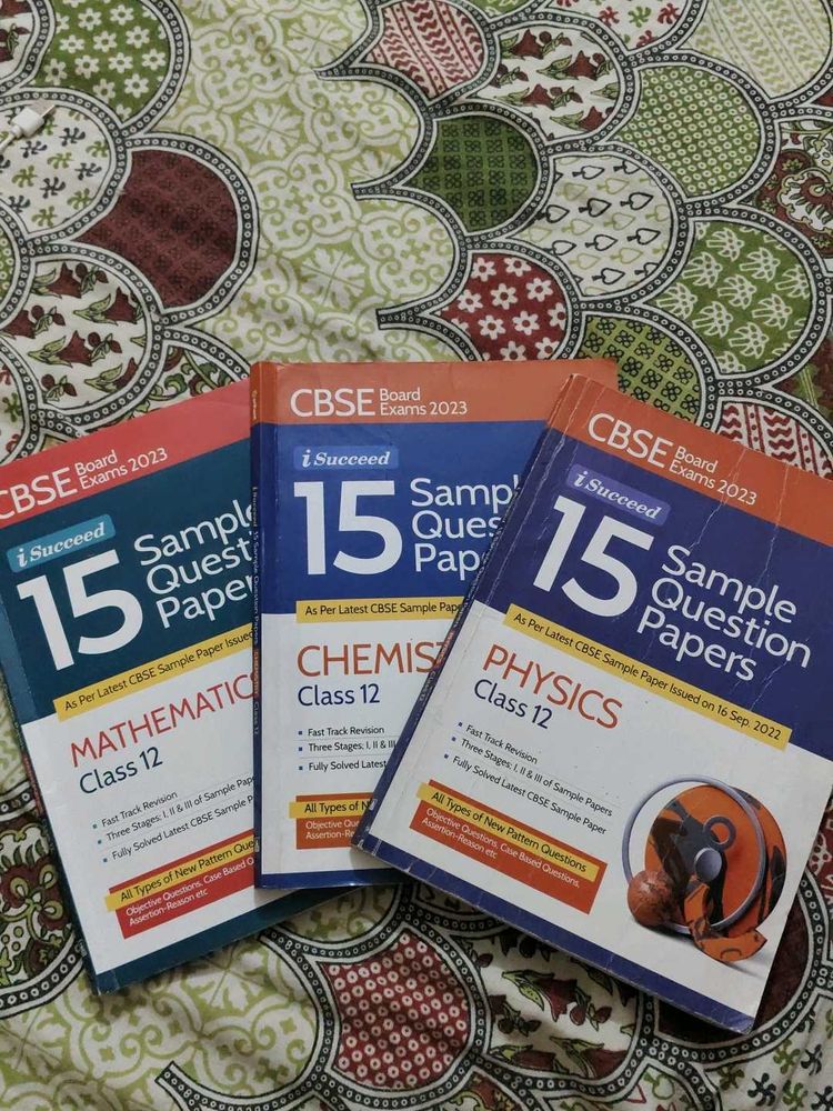 Maths Physics Chemistry Class 12th