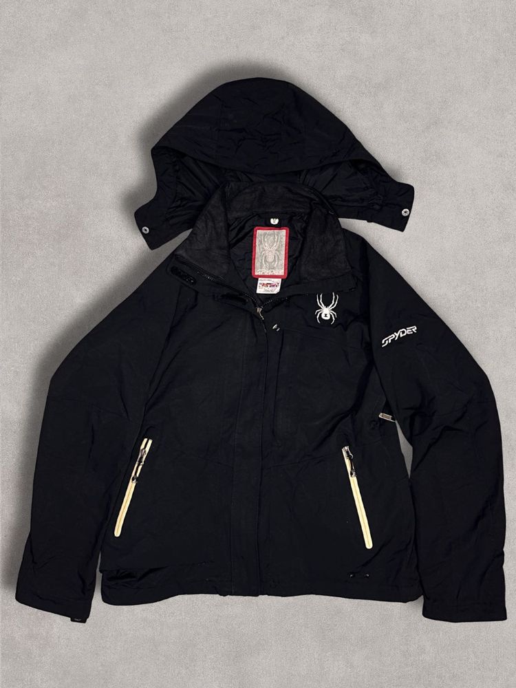 Spyder Black Hooded Jacket