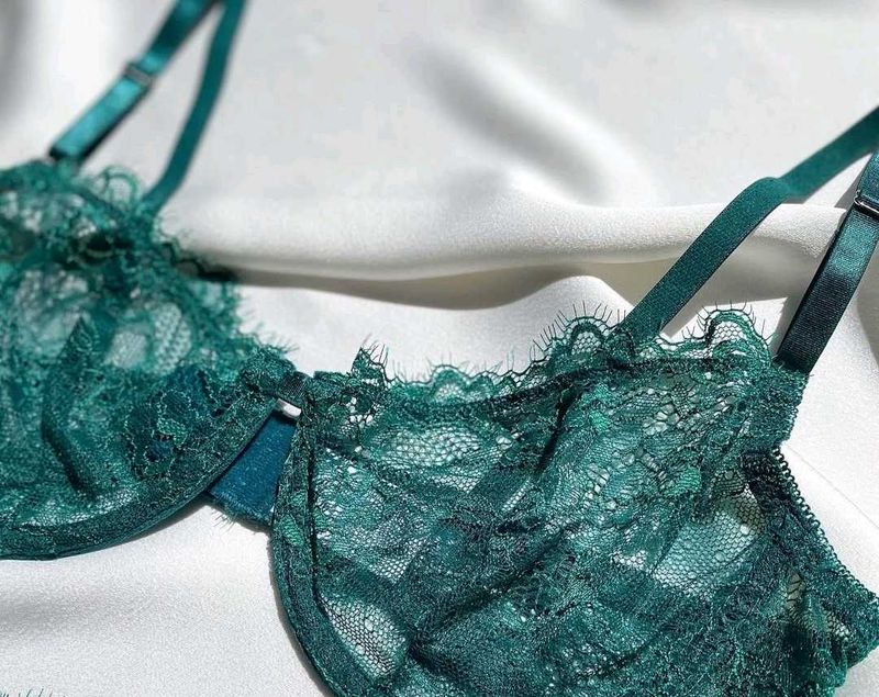 Emerald Lace Bra