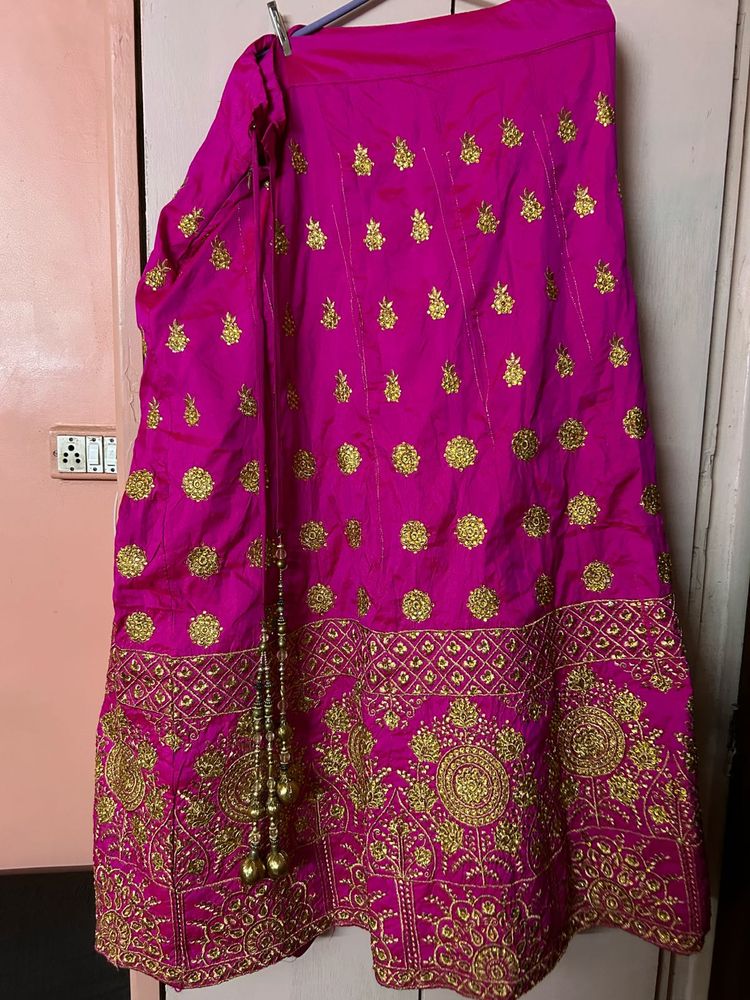 Beautiful Embellished Pink Lehenga Choli