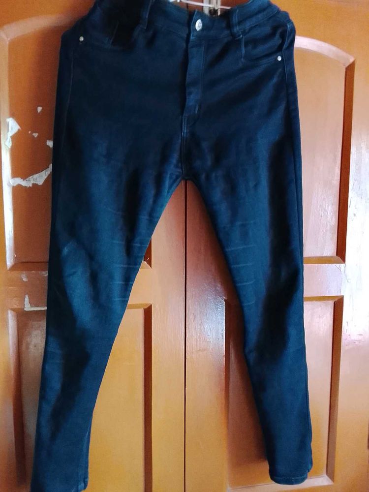 Dark Blue Denim Jeans