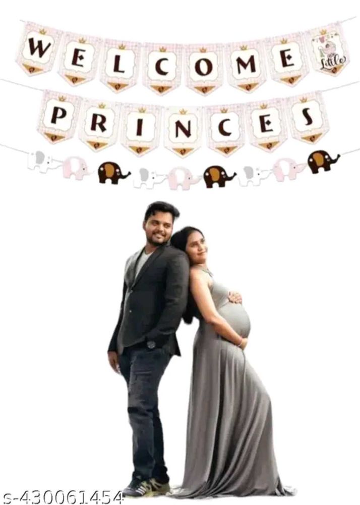 Welcome Prince And Princess Banner -1 Piece