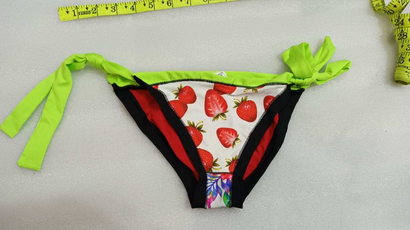 Strawberry Print Bikini Bottom