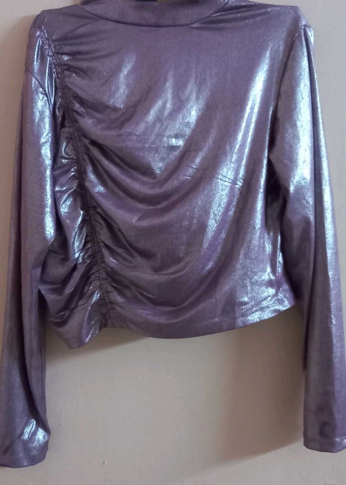 Metallic Purple Top