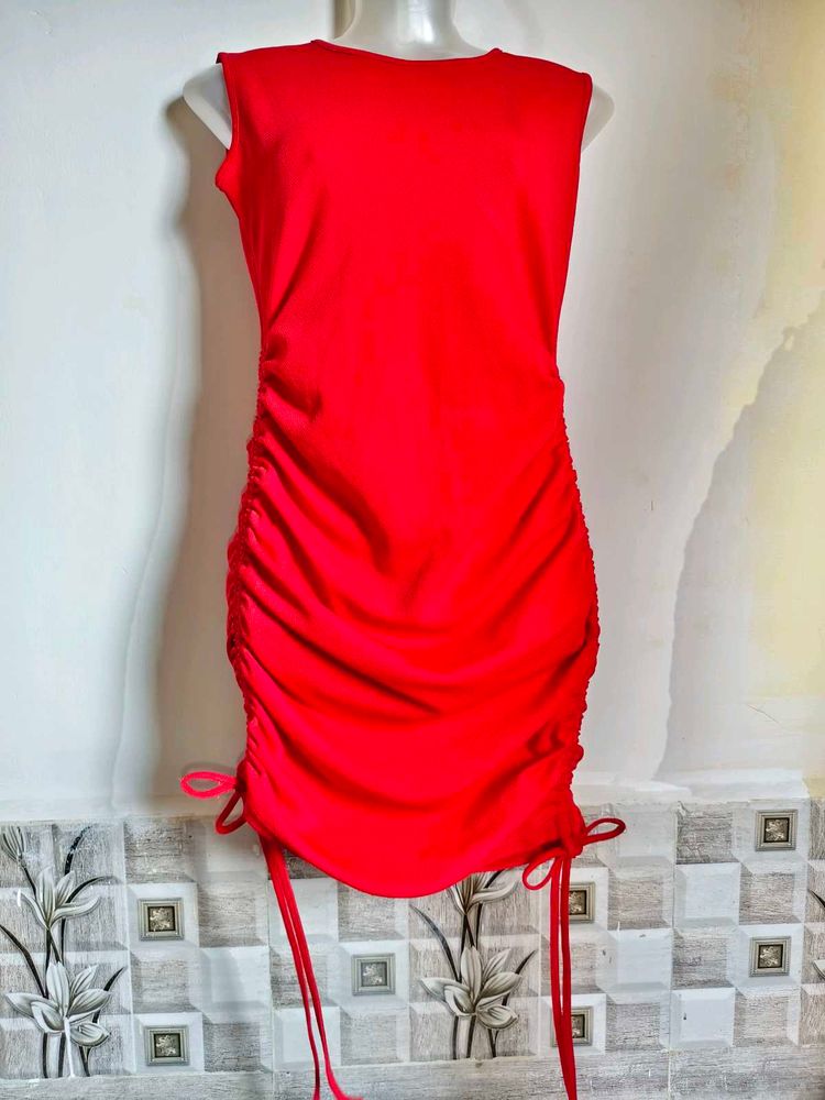 Size S/ M Red Bodycon Mini Dress