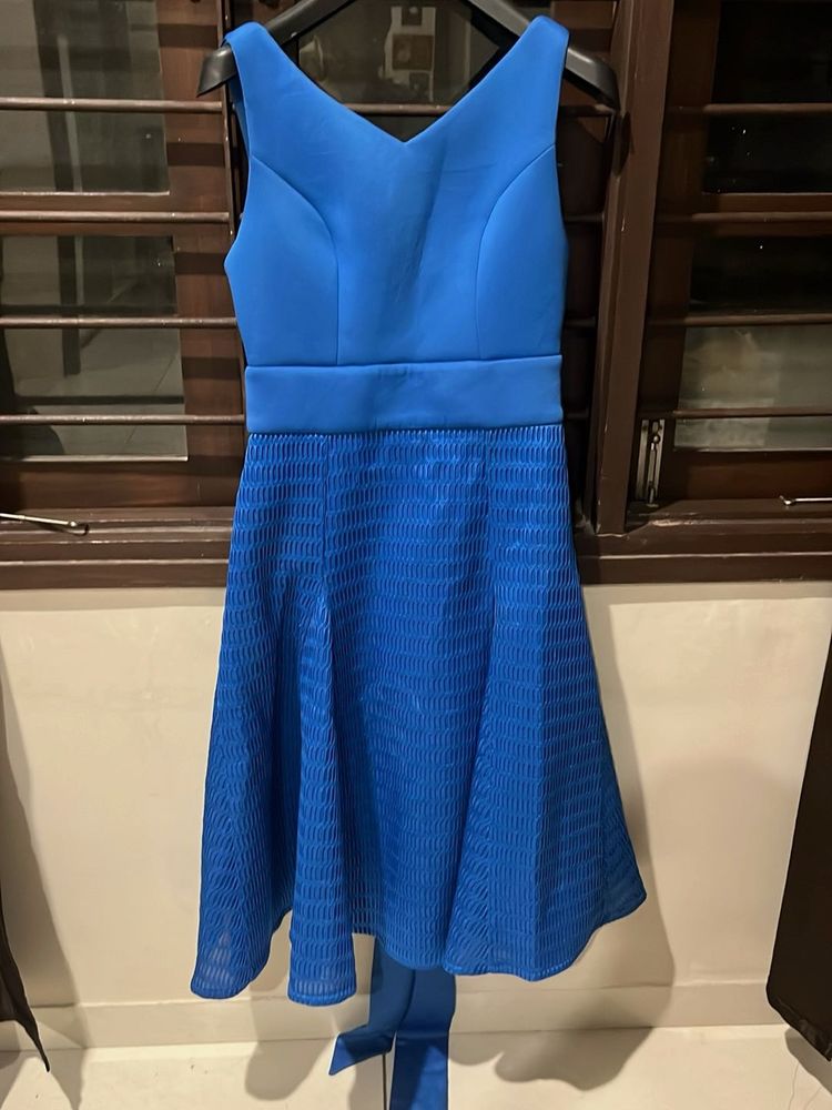 Blue Sleeveless Dress