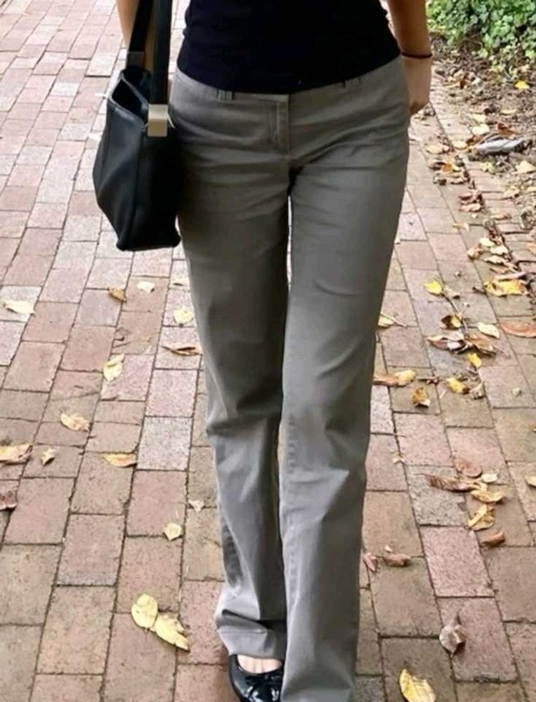Bootcut Grey Trouser