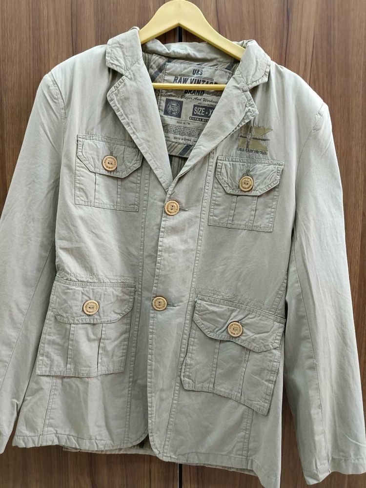 Raw Vintage Military Style Jacket