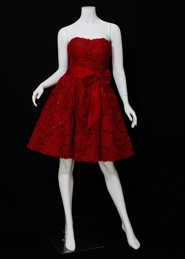 Red Floral Dress (Sold)