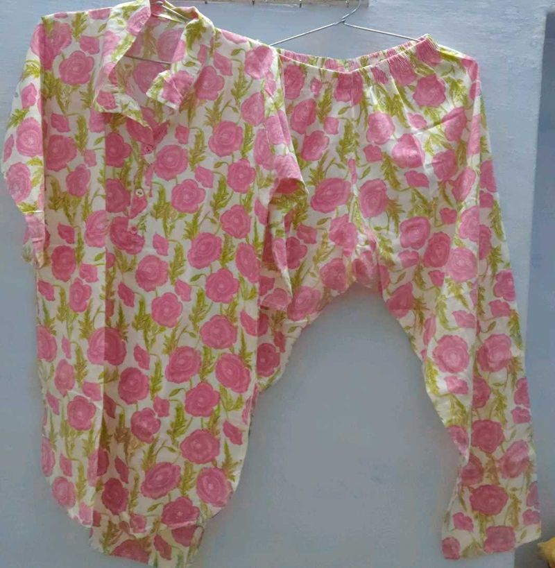 Floral Pajama Set