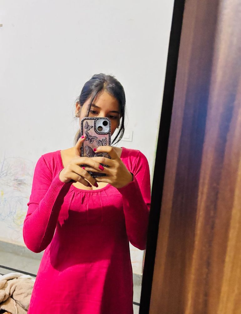 Pink acrylic top