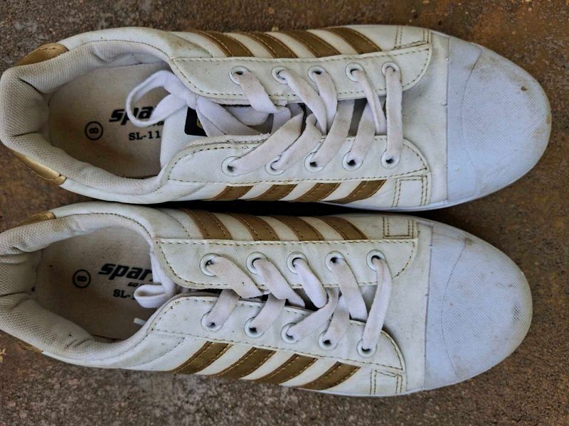 SPARX WHITE SNEAKERS