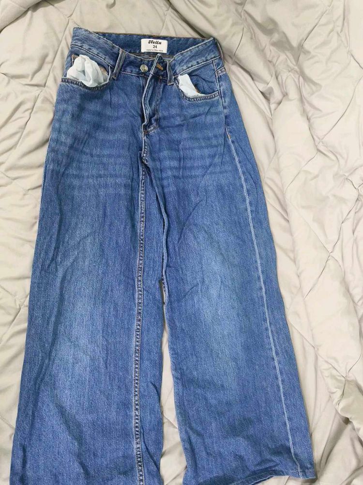 Wide Leg Denim Jeans from stella