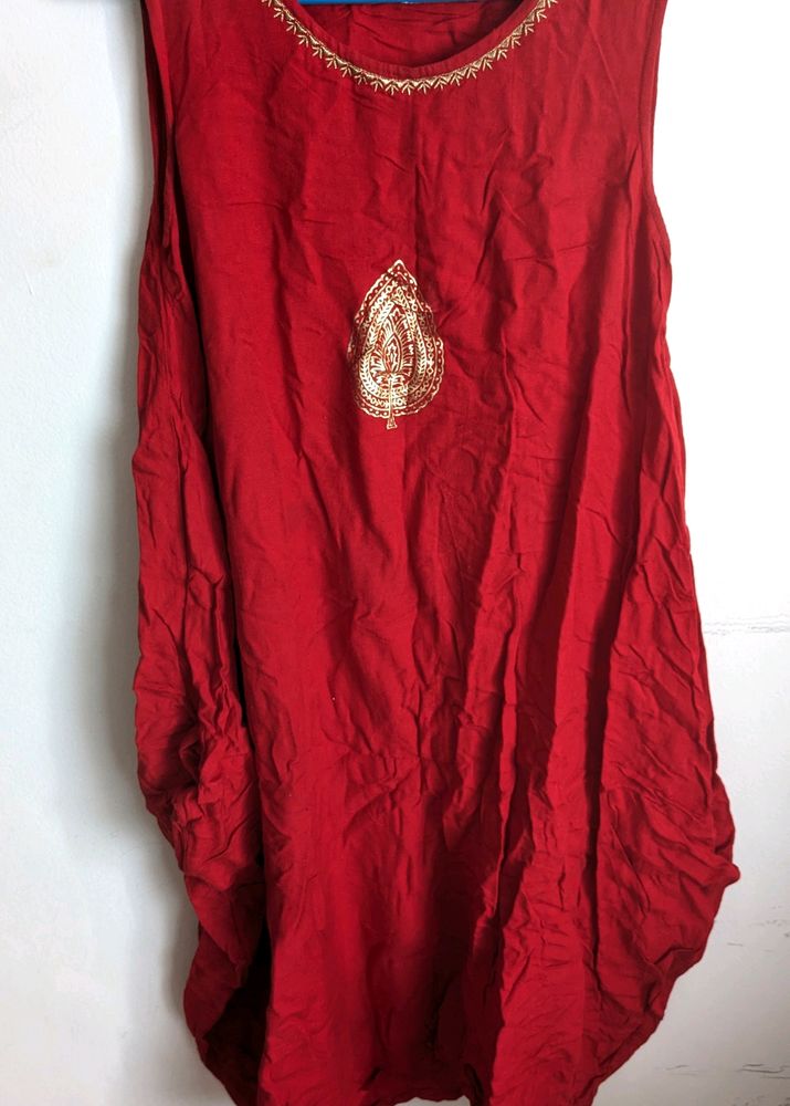 New red Kurta