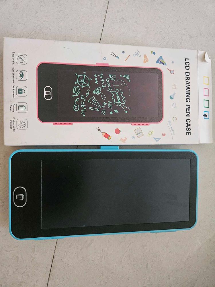 LCD Writing Tablet &amp; Pencil Box (2 in 1)