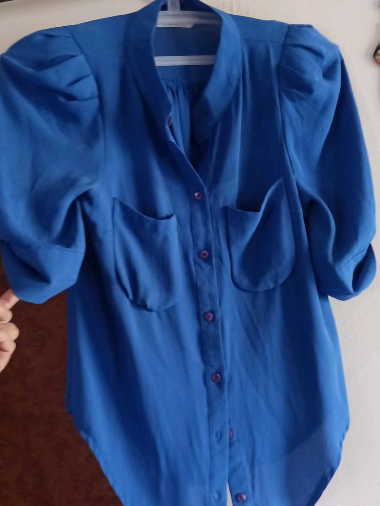 Stylish Blue Blouse