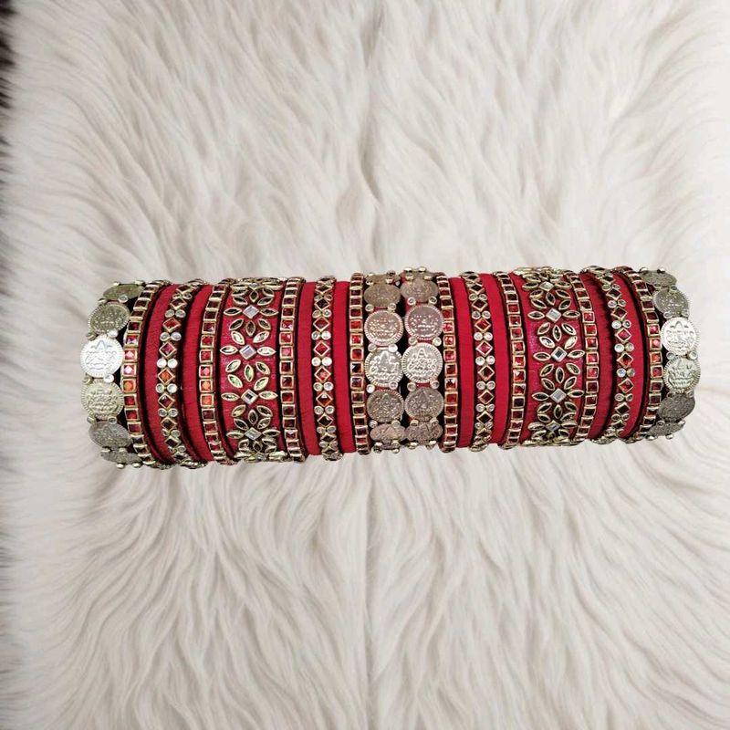 Awesome Red Designed Bangles ♥️