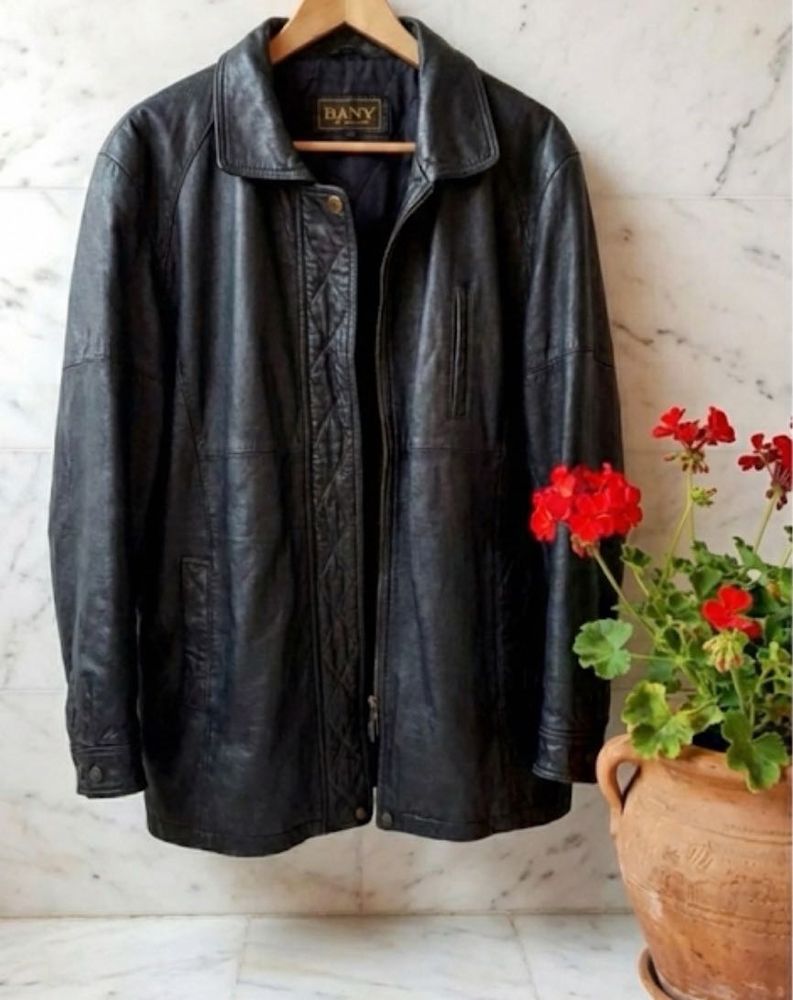 Black Long Leather Jacket
