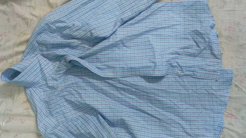 Blue Checkered Shirt