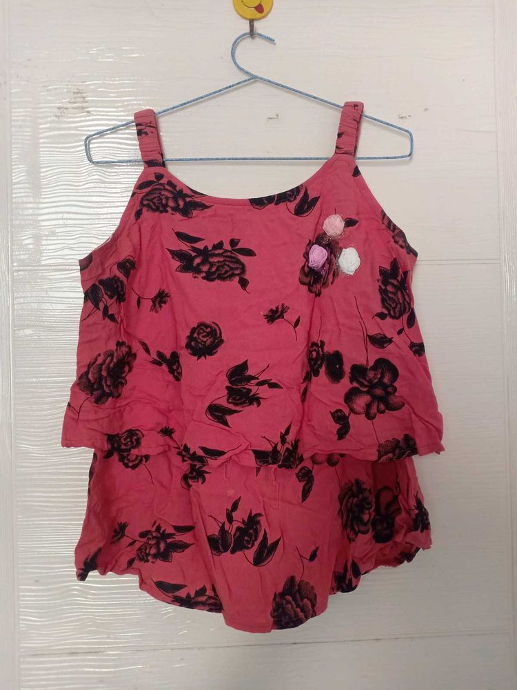 Floral Peplum Top