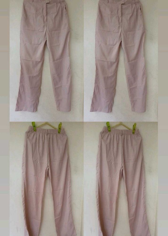 Light beige Pants. Size: S. Never Worn.