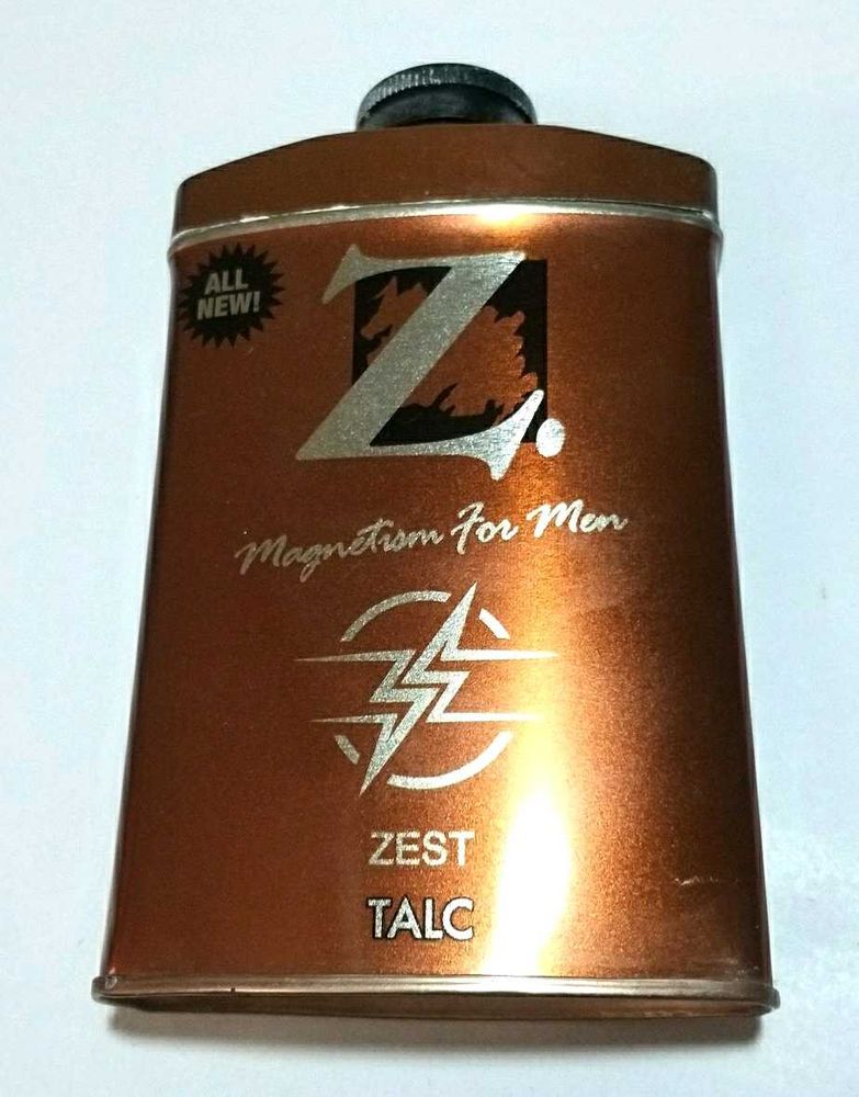 Z Magnetism for Men Zest Talc Powder