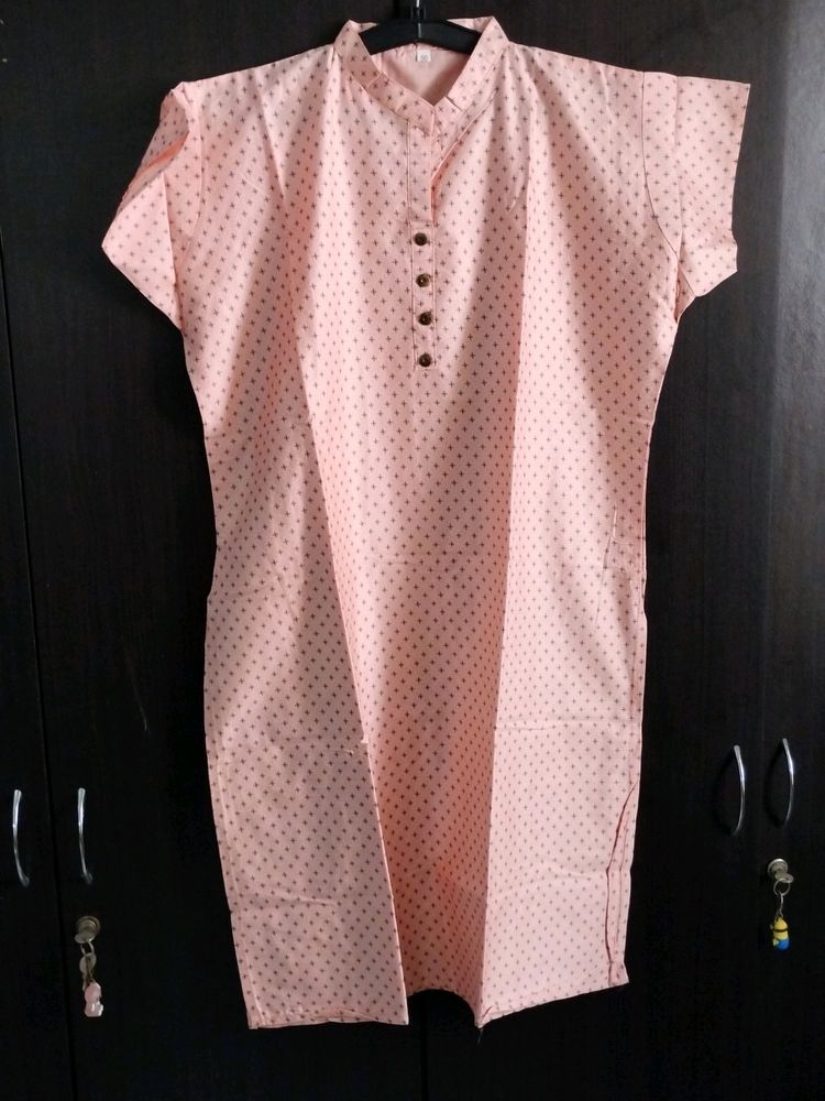 Women New Plus Size Peach Kurti Bust 46 W44 L40