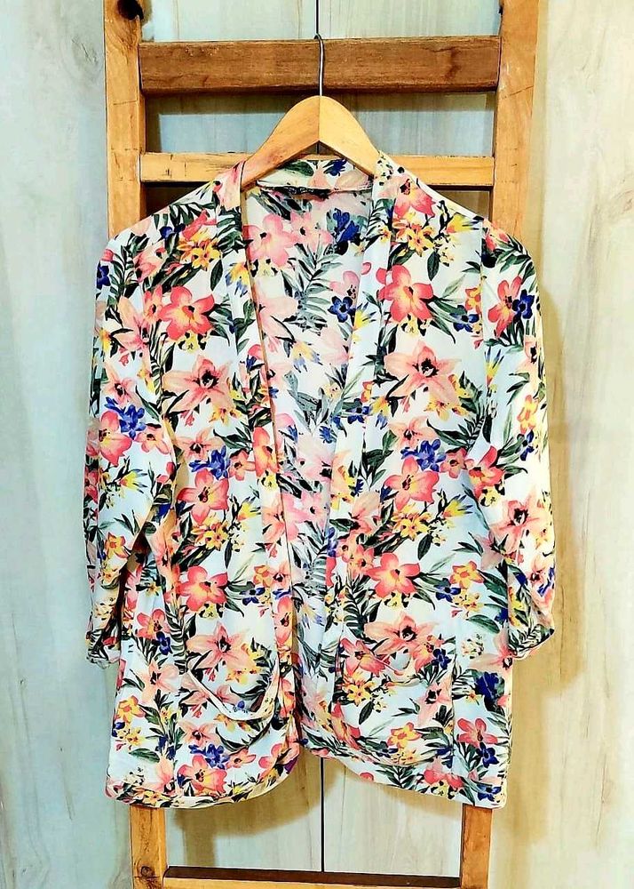Printed Shrug Size-38