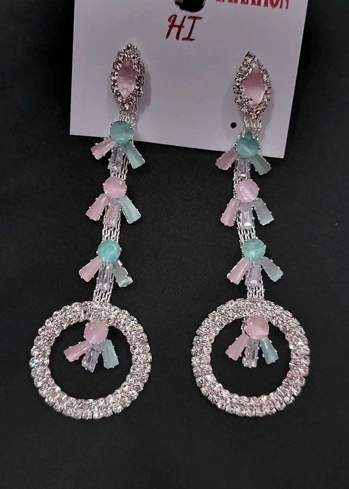Dangling Circle Earrings