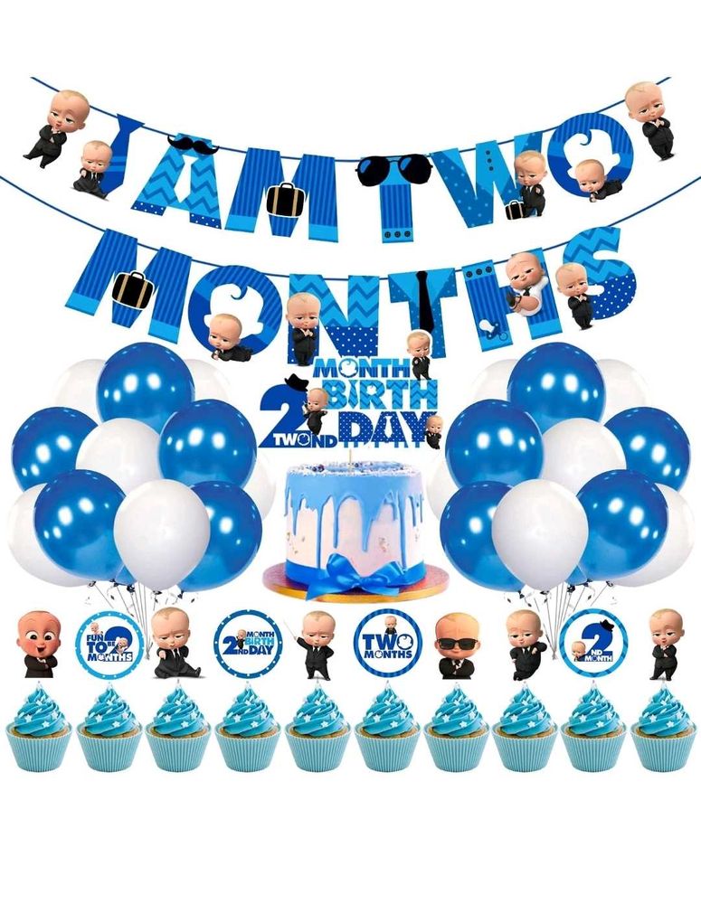 Boss Baby 2 Month Birthday Set