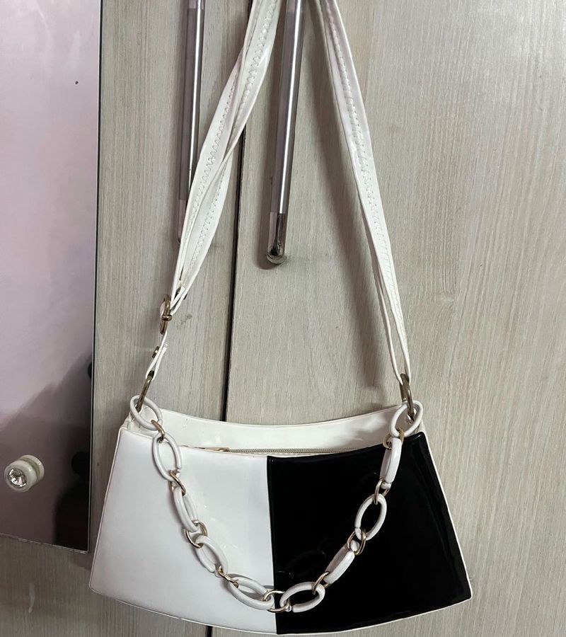 B&amp;W Colorblock Shoulder Bag