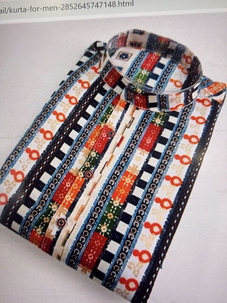 Stylish Printed Kurta for Men