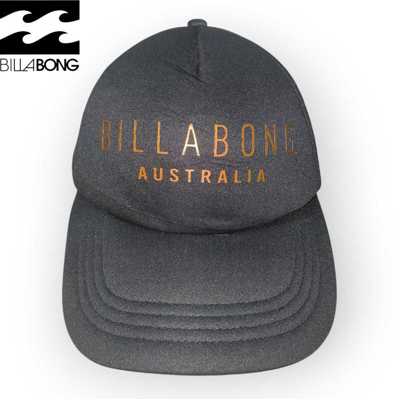 Billabong Australia Black Mesh Trucker Cap
