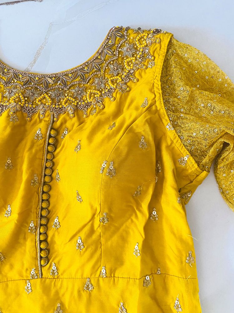 Mustard Yellow Colour Dress