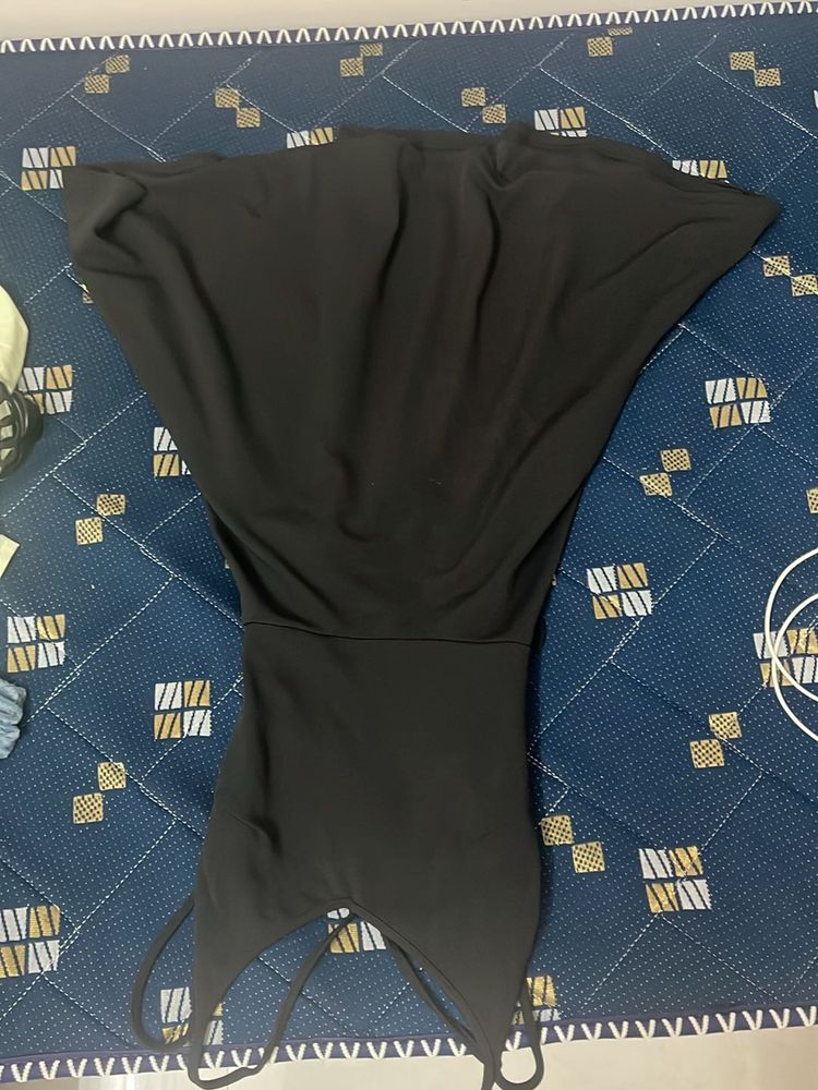 Black Backless Dress