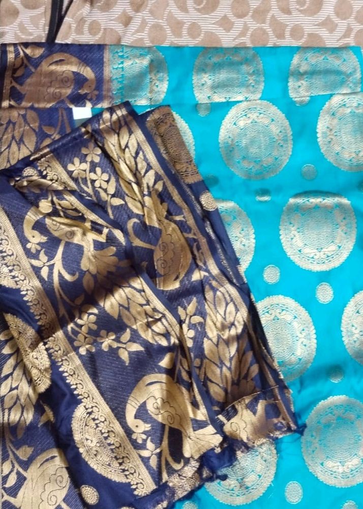 New saree &amp; blouse piece...unused...