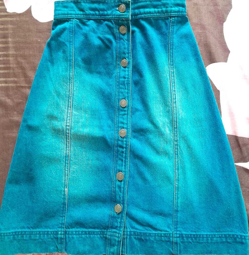 Sassafras Regular Denim Skirt