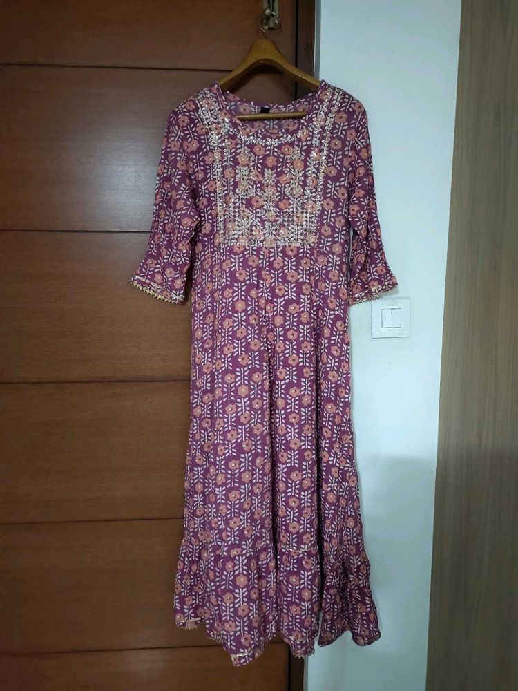 Purple And Pink Kurta 💜