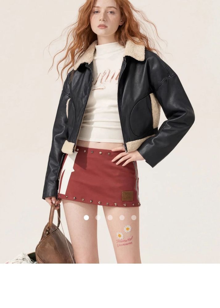 Stylish Black Faux Leather Jacket