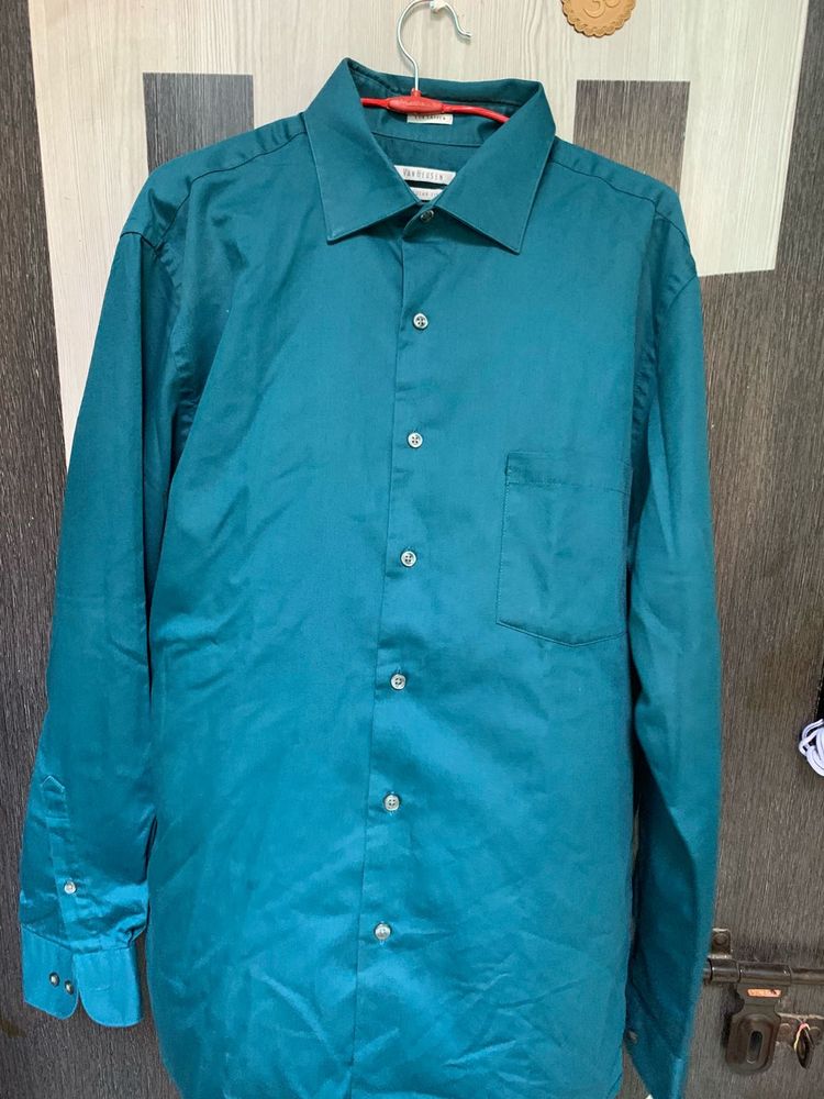 Orignal Van heusen Green Formal Shirt