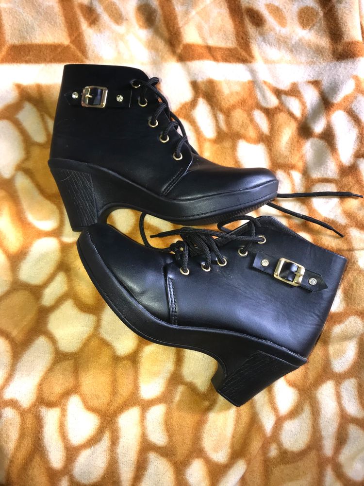 Black Leather Boots