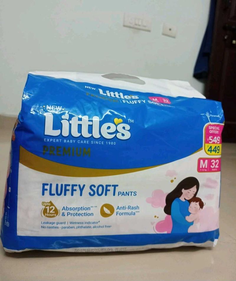 Pant Style Baby Diapers +  Free  Feather Diaper