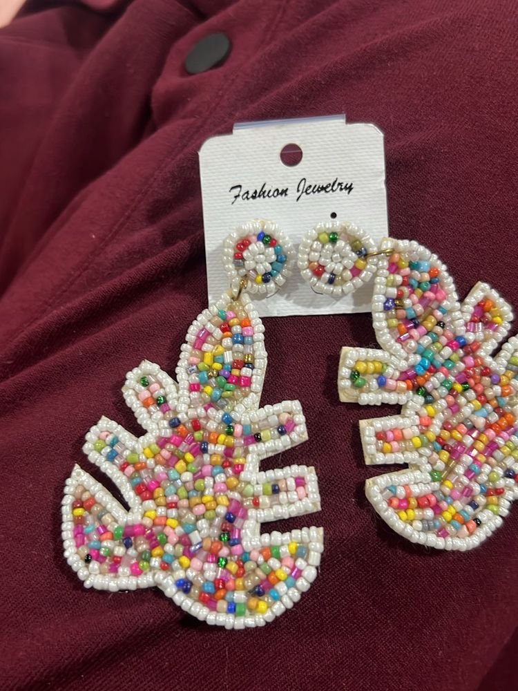 Leaf Handwork Earring