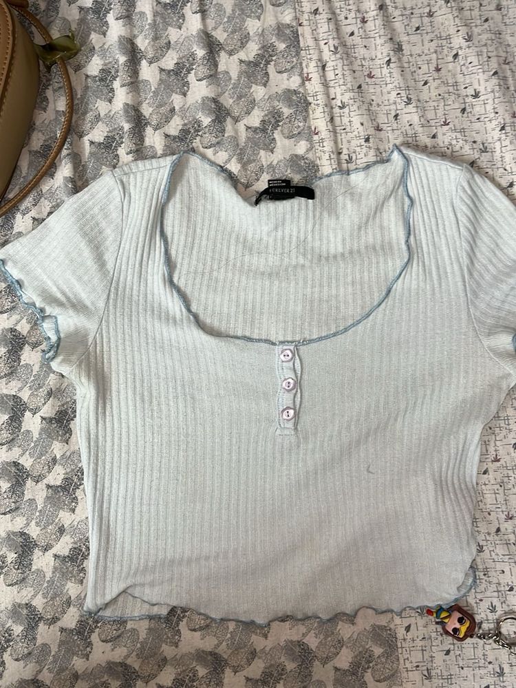 Blue Forever 21 Shirt  !!!!!!!!!!!!!!!